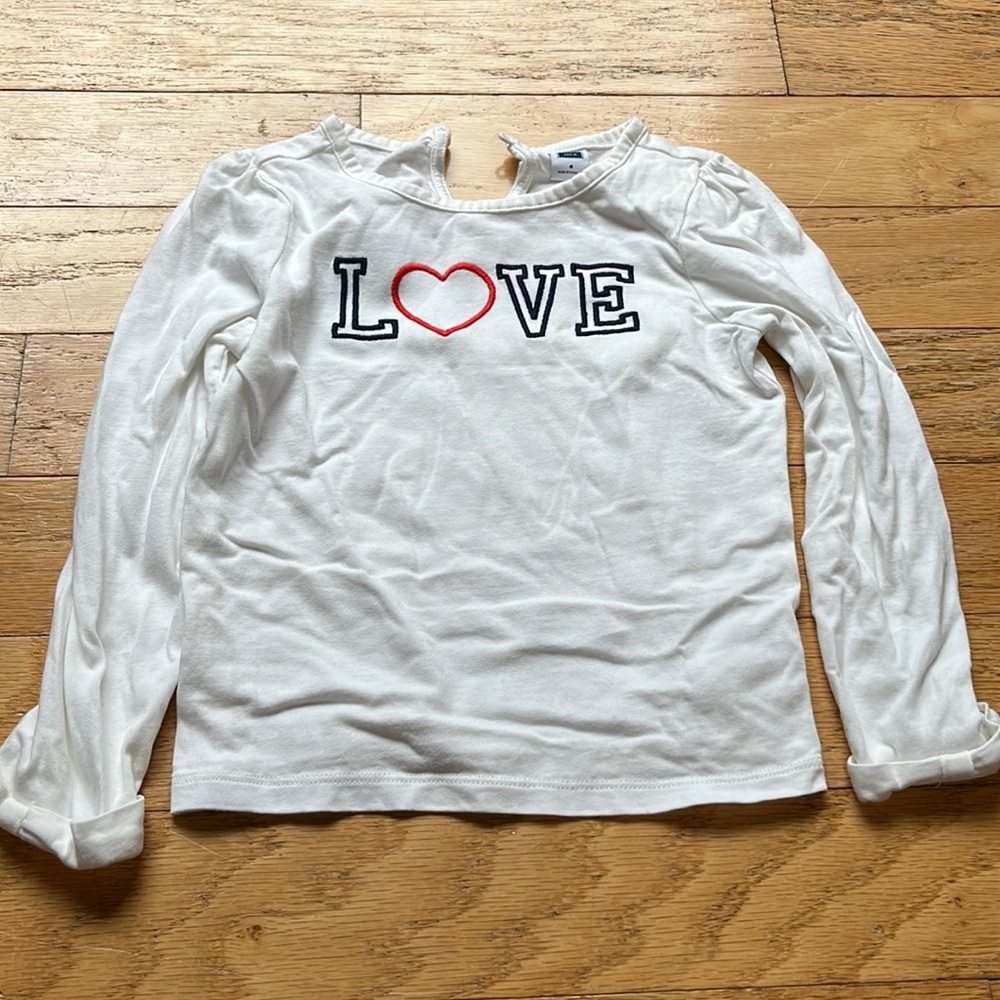 Janie and Jack Love t shirt